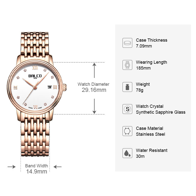 BALCO Modern Women's Quartz Wristwatches