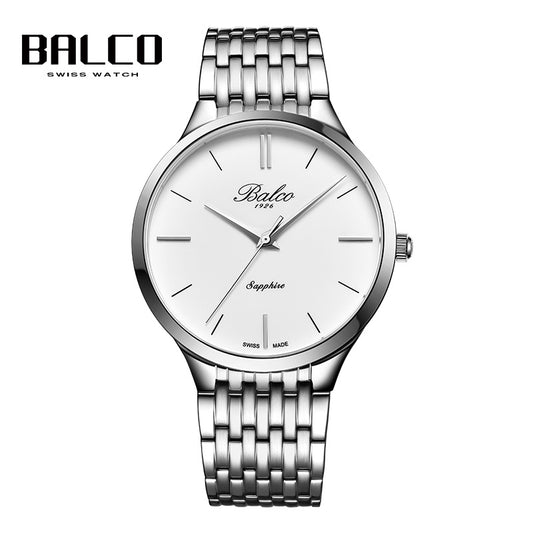 BALCO Male Clock-Quartz,Sapphire Glass,Simple Watch for Daily Wear