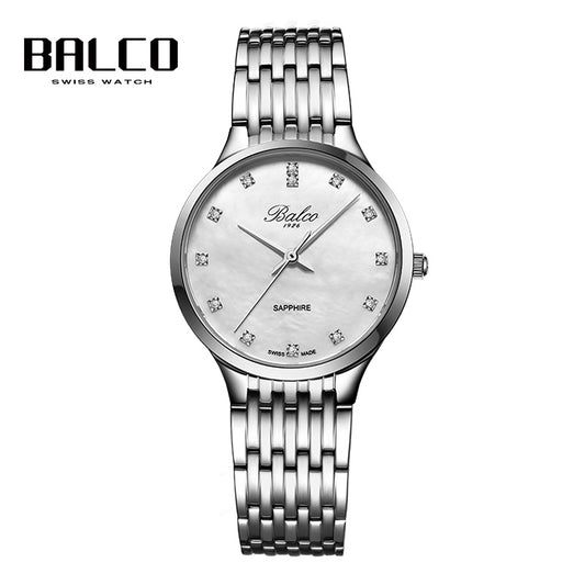 BALCO Women's Quartz Watches- Synthetic Sapphire Glass, Modern Style for Wedding Party