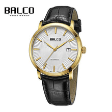 Load image into Gallery viewer, BALCO Men Automatic Mechanical Leather Wristwatches