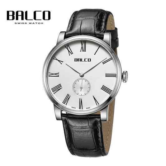 BALCO Men Watch Quartz Movement 40mm Dial Business Wristwatches