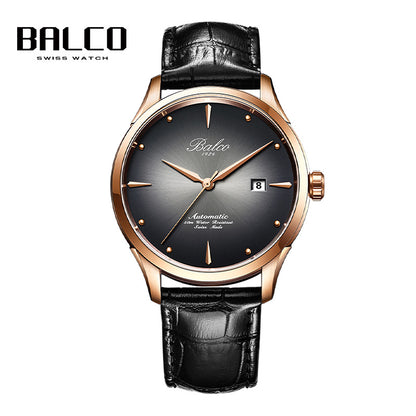 BALCO Automatic Mechanical Watches For Men Business Swiss Wristwatches