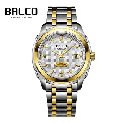 BALCO Men Automatic Watches-Calendar,Sapphire Glass,41mm Dial Watch for His