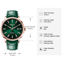 Load image into Gallery viewer, BALCO Men Watches Vintage Leather Mechanical Wristwatches