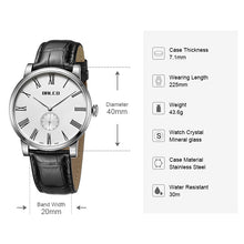 Load image into Gallery viewer, BALCO Men Watch Quartz Movement 40mm Dial Business Wristwatches