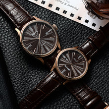 Load image into Gallery viewer, BALCO Men Mechanical Watch Leather Business Wristwatches