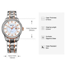 Load image into Gallery viewer, BALCO Women Mechanical Watches High-end Luxury Zircon dial