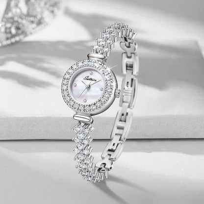 Sotoiru Women Watches Light Luxury Watch With Zircon for Her Gift