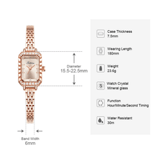 將圖片載入圖庫檢視器 Sotoiru 女士手錶玫瑰金手錶小錶盤女士手錶
