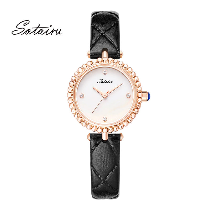 Sotoiru Women Watches Fashion Leather Watch T3021