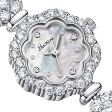 Load image into Gallery viewer, Sotoiru Women Watches Light Luxury Flowers Full Zircon Watch T2028