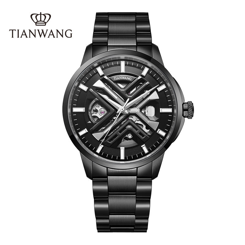 TIAN WANG Men Mechanical Watch Fashion Skeleton Watches GS51171