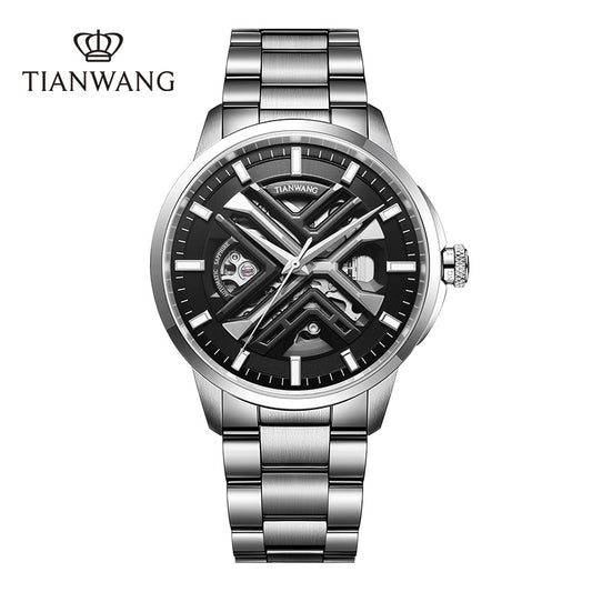 TIAN WANG Men Mechanical Watch Fashion Skeleton Watches GS51171