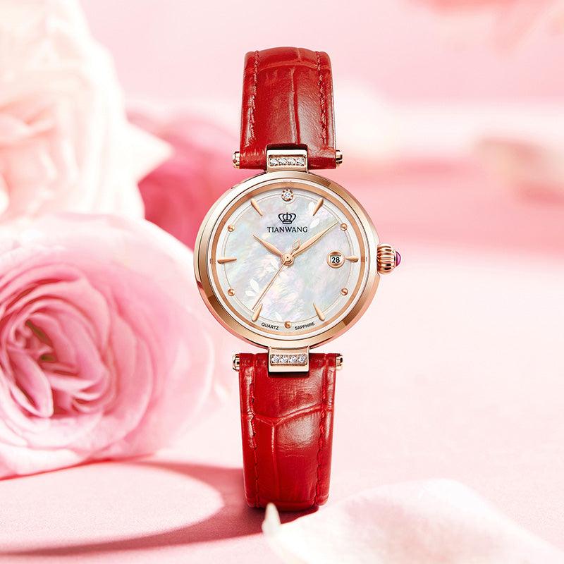 TIAN WANG Women Watches Fashion Leather Watch For Her Gift LS31368P