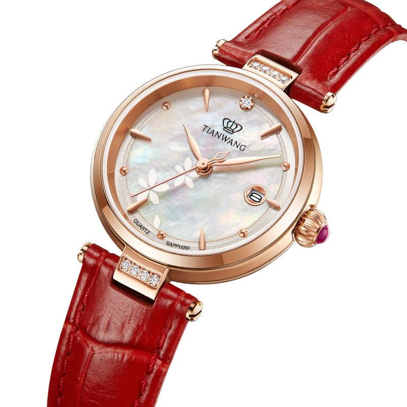 TIAN WANG Women Watches Fashion Leather Watch For Her Gift LS31368P