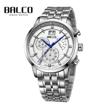 Load image into Gallery viewer, BALCO Chronograph Watches With Calendar Quartz Wristwatch